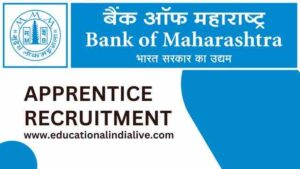 Bank of Maharashtra Apprentice Vacancy