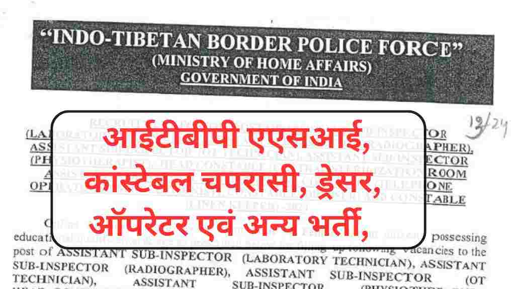 ITBP Vacancy