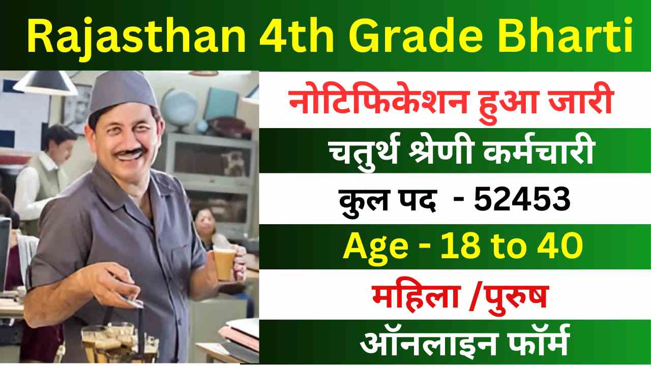 Rajasthan 4th Grade Vacancy